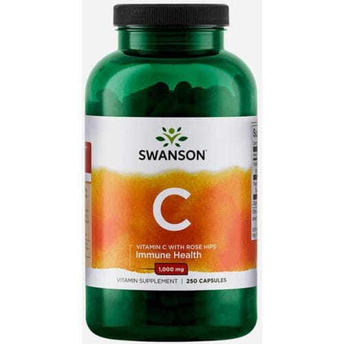 Vitaminen - Vitamin C with Rose Hips 1000mg - Swanson - 250 Capsules
