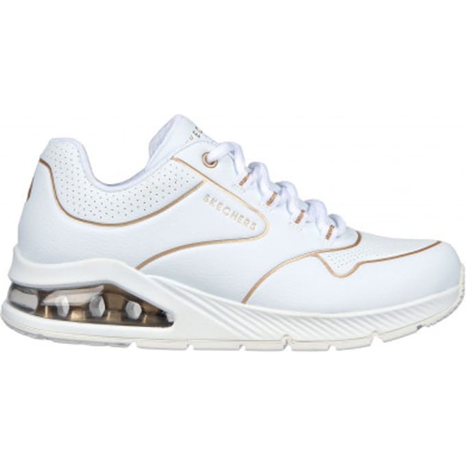 Skechers Uno 2 - Golden Trim Sneakers Laag - Wit