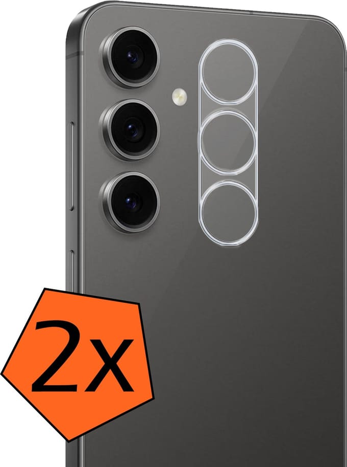 Camera Lens Protector - 2 Stuks - Geschikt voor Samsung Galaxy S24 FE - Camera Screenprotector - Gehard Glas - Beschermglas - Tempered Glass - Screen Protector