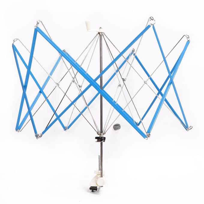 Garenwinder Metalen Paraplustandaard Breien Hank Tool Roestvrij Staal Handbediend Windframe gray