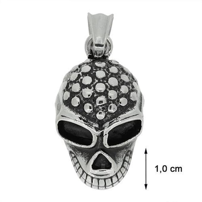 Blinx Jewels Stalen Hanger Doodskop