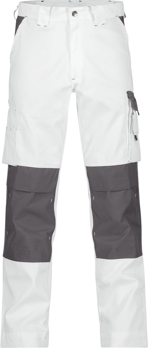 Tweekleurige werkbroek met kniezakken