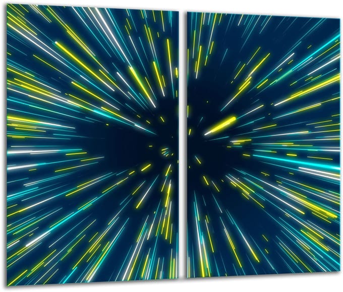 TMK ArtDeko - Snijplank - Glas - 2x 30x52 cm - Veilig