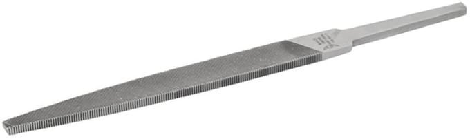 Bahco Parallelle Platte Vijl Met Scherpe Interfino-gehakte Rand Zonder Handvat 300 Mm Zilver