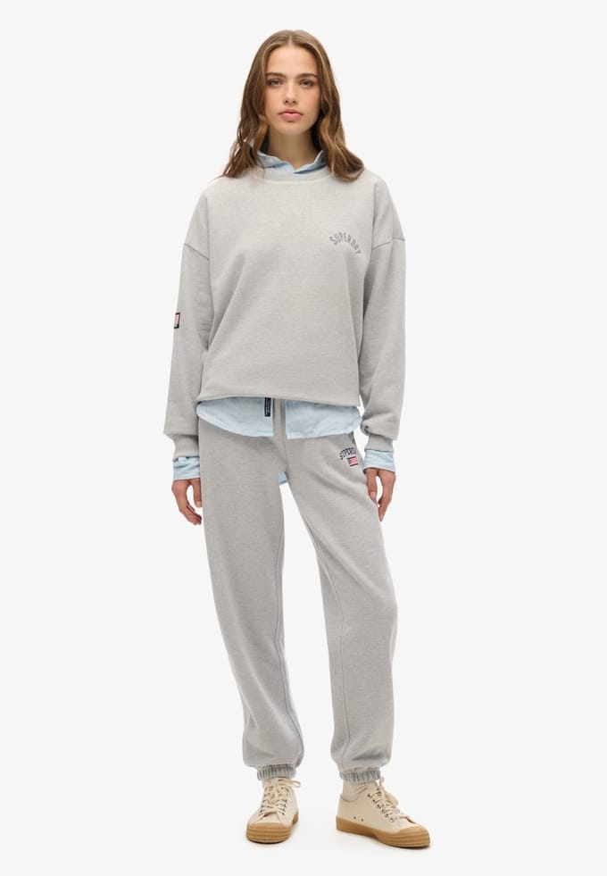 Superdry - Athletic Essentials boyfriend-joggingbroek - Dames - Broeken