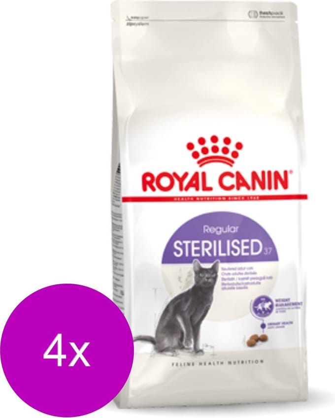 Royal Canin Sterilised 37 - Kattenvoer - 4 x 4kg