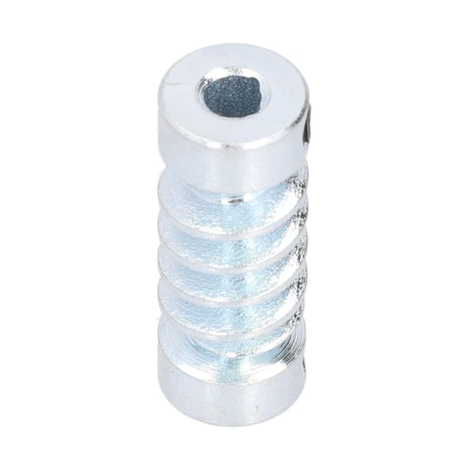 6mm Wormwielas D Gat RVS 1.5 Module Wormwielas voor Aandrijfaccessoires white