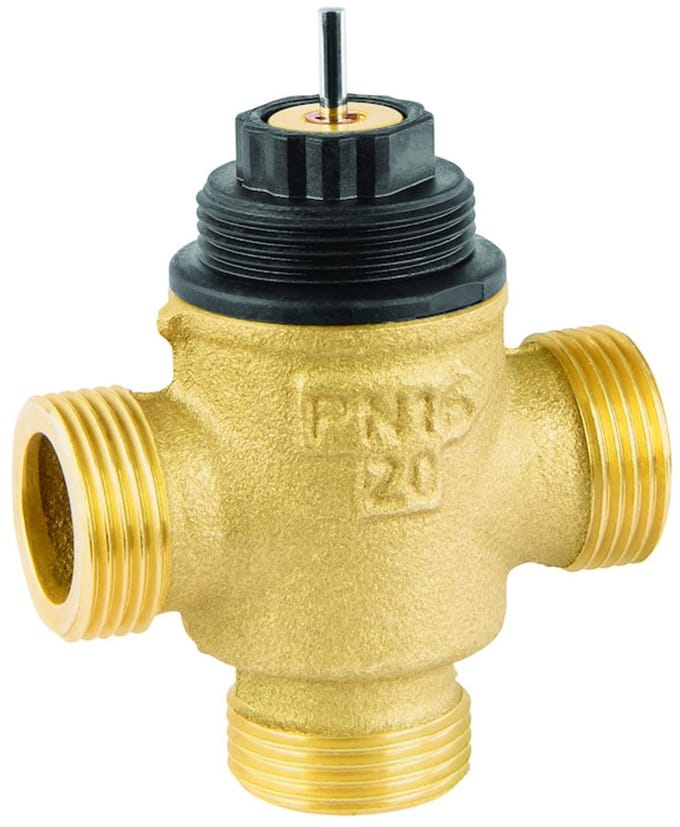 Resideo Driewegregelventiel VXE, PN16 DN20, kvs 2.5, vlak dichtend, continu, VXE20B2.5M