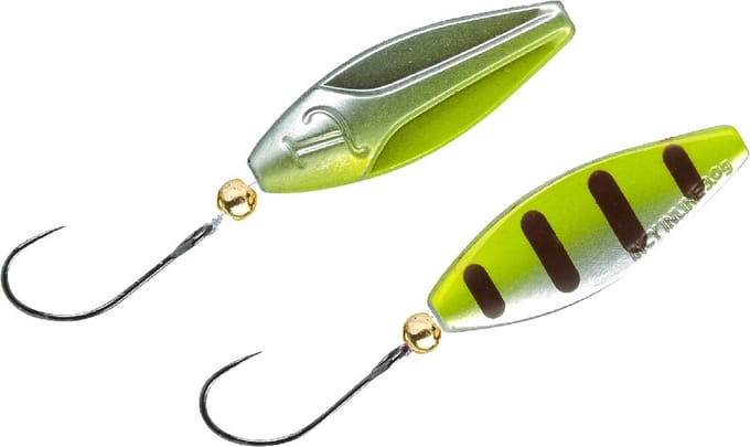 Trout Master Incy Inline Spoon 3g - Kleur : Pearl Mutt