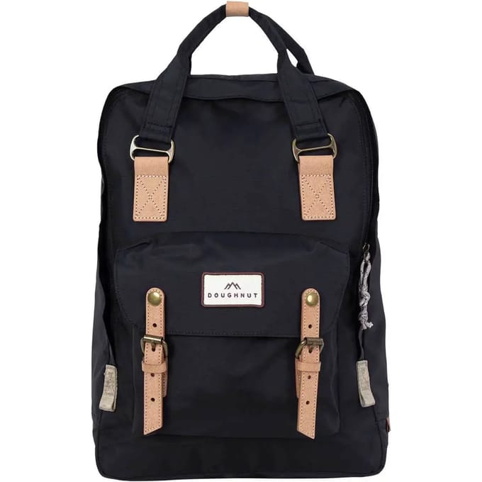 Doughnut laptoprugzak / Rugtas / Schooltas - 15 inch - Macaroon L Jungle Backpack 15 - Black