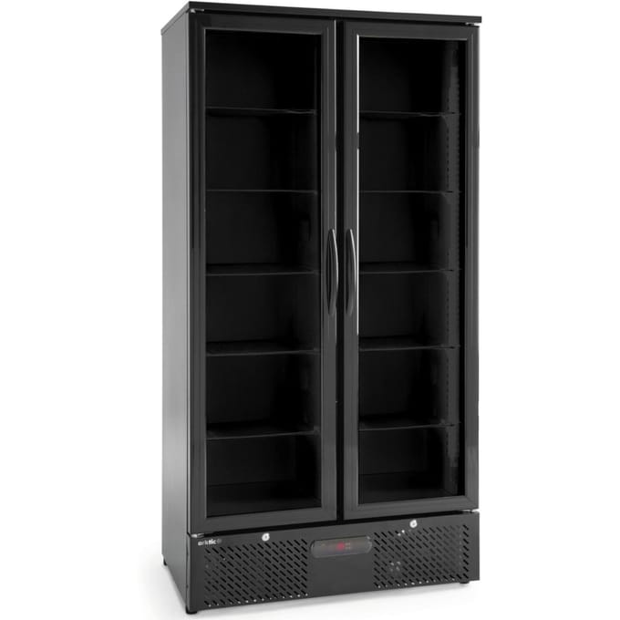 Koelkast bar koelkast 2-deurs 8 planken LED 384 l 365 W
