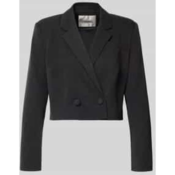 My Essential Wardrobe Reecemw Short Blazer Blazers Dames - Zwart - Maat 38