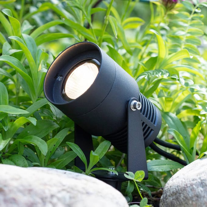 Markslöjd Garden 24 LED-spot, zwart, 3 watt