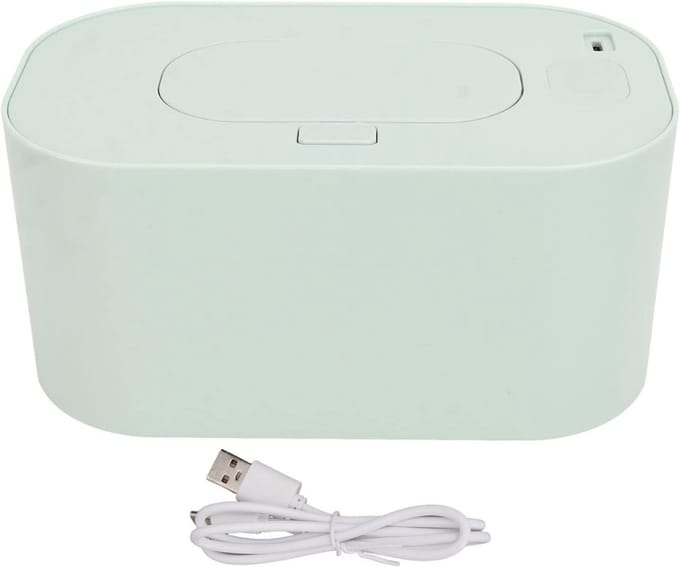 Core® Billendoekjes Verwarmer - Wipe Box – Billendoekjesdoos - Wit - 12cm x 14cm x 13cm