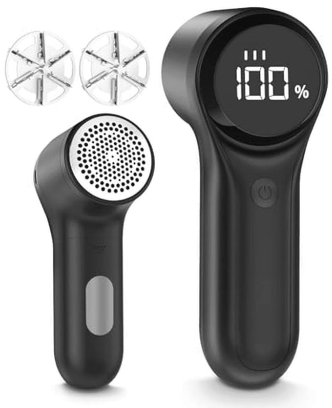 Oplaadbare Lint Remover en Pluisverwijderaar voor Kleding met 3 Snelheden en LED Display