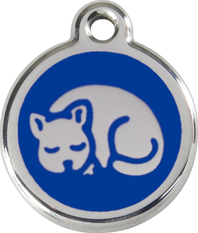 Red Dingo Kattenenning 20 mm slapende kat blauw