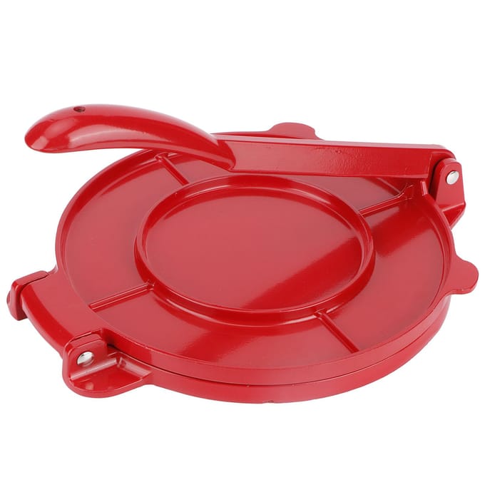 8in Tortillamaker Aluminiumlegering Bloem Deeg Persgereedschap Keuken Bakaccessoire pink