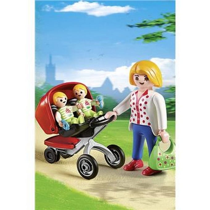 Playmobil 5573 Tweeling Kinderwagen (kunststof, 4 - 6 jaar)