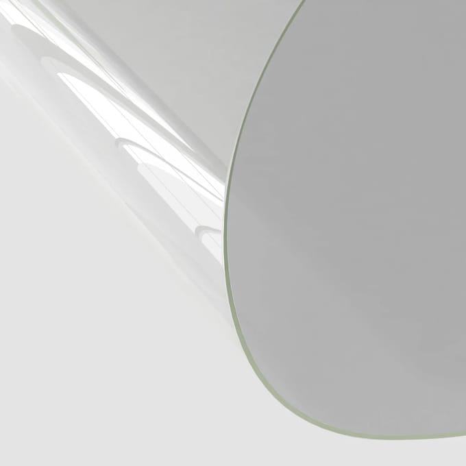 vidaXL - Tafelbeschermer - Ø80 - cm - 1,6 - mm - PVC - transparant