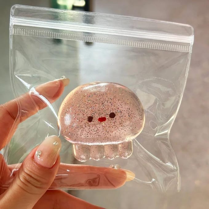 Taba Squishy Kwallen Kawaii Stressverlichtende Sensorische Fidget Speeltjes voor Angst&Ontspanning Bureau Accessoire