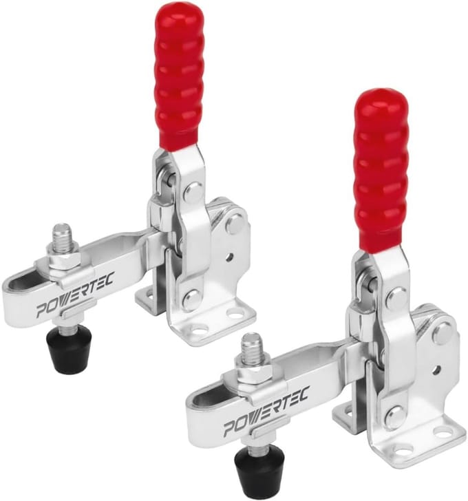 Verticaal Quick Release Tuimelklem 227 kg Capaciteit voor Houtbewerking