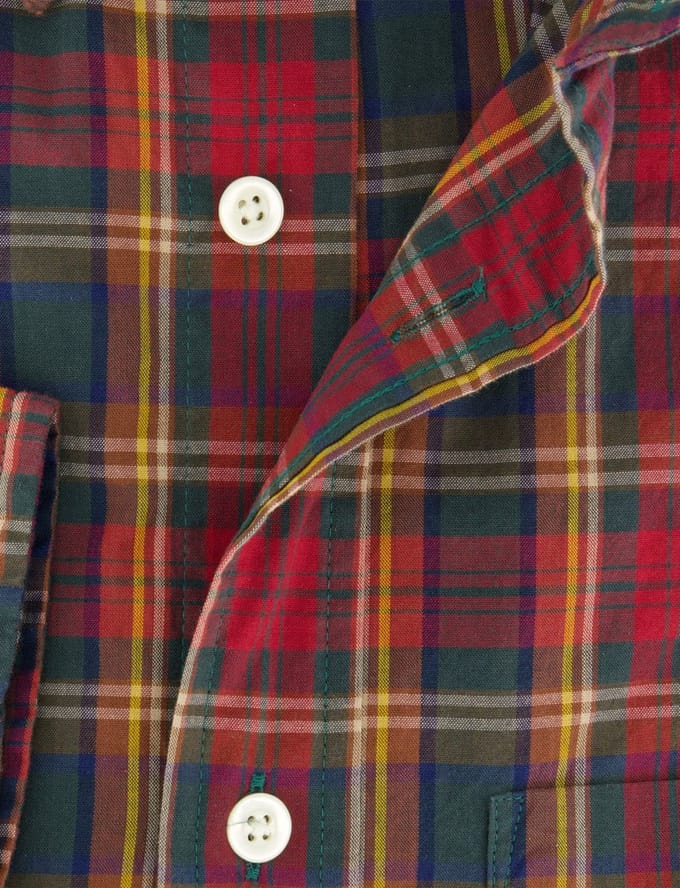 Gant Casual overhemd Regular Fit rood katoen
