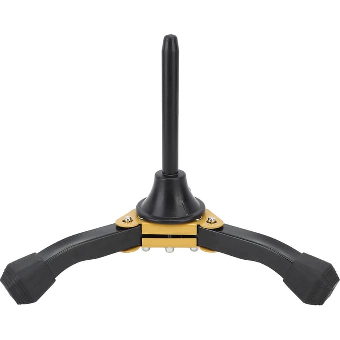 Support de flûte et de clarinette Portable Antidérapant Pliable Robuste Support de support pour hautbois Saxophone soprano Instruments à vent black