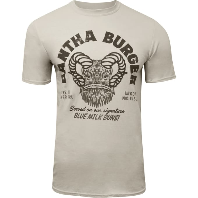 Star Wars Heren Bantha Burger T-shirt (Zand)