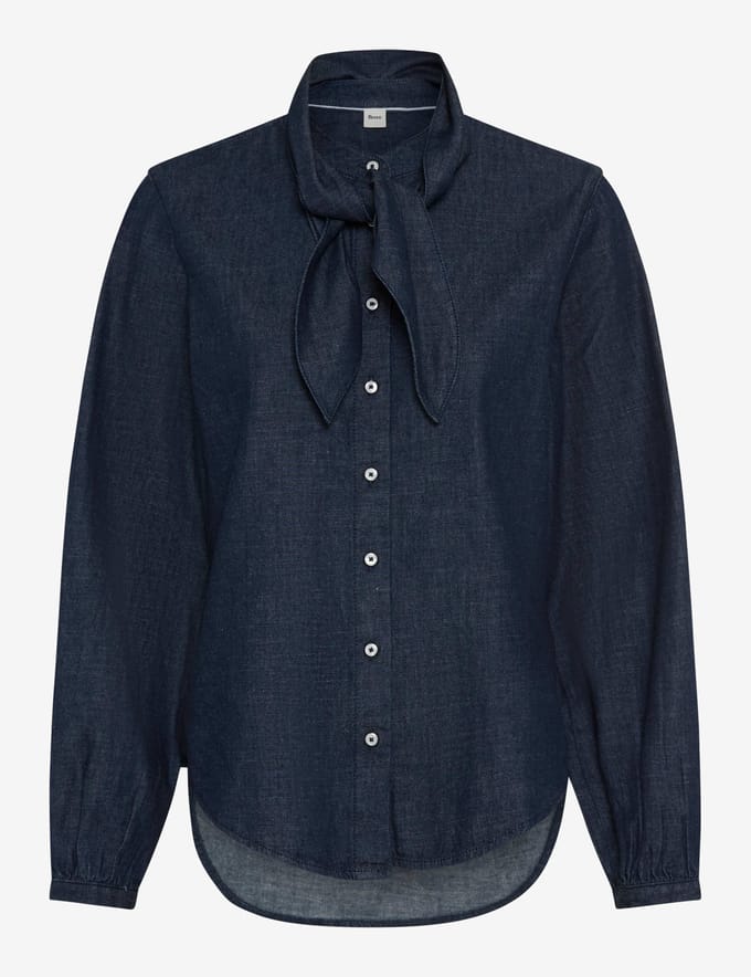 Brax Dames   Style VELIA navy, denim donkerblauw, maat 48