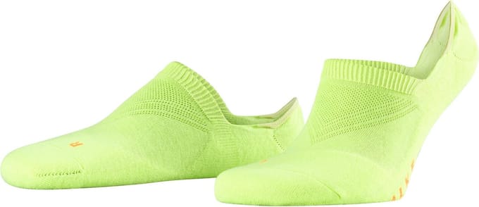 FALKE Cool Kick onzichtbar eenkleurig functioneel materiaal footies unisex geel - maat 46-48