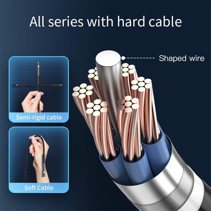 TypeC Endoscoopinspectie Borescope Camera 7,9 mm Ingebouwde verstelbare LED-verlichting IP67 Waterdicht Single Lens zwart
