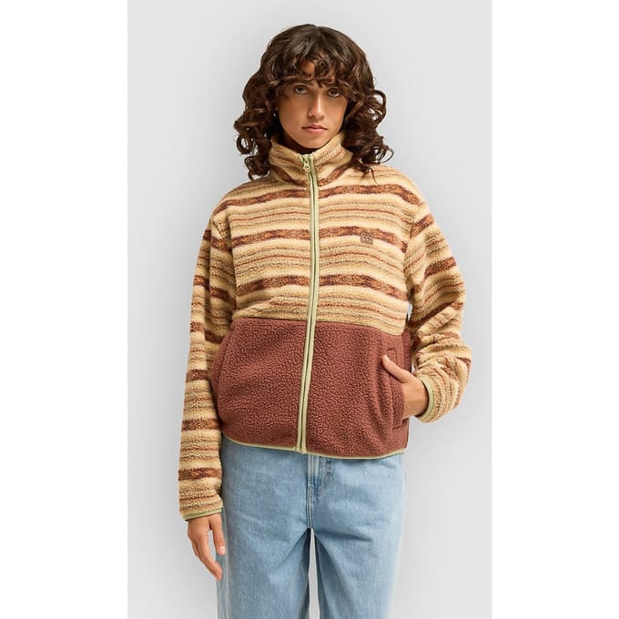 Billabong Rock Jetty Fleece Jas bruin
