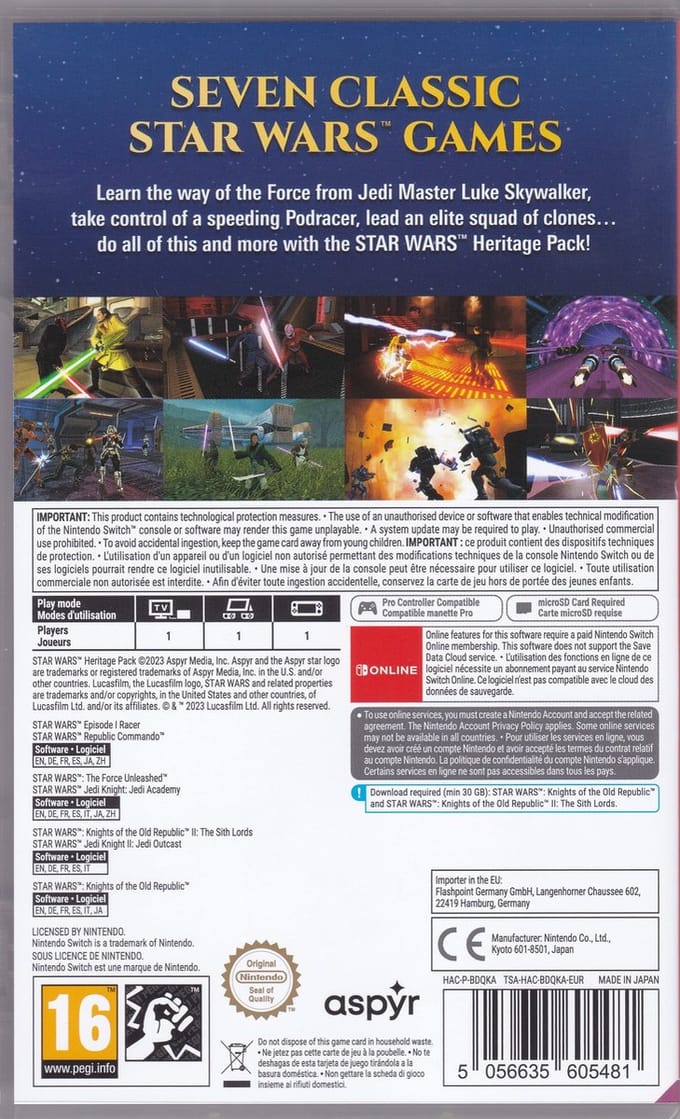 Star Wars Heritage Pack - Nintendo Switch - Action
