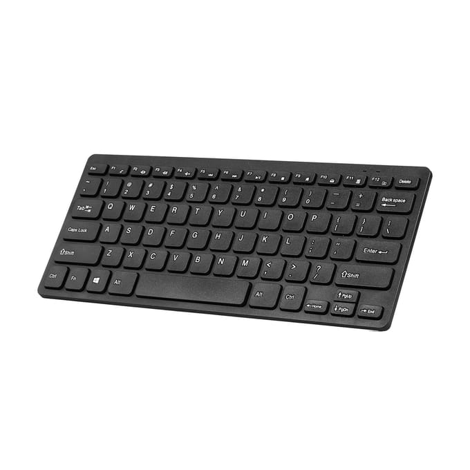 KM901 clavier souris Combo 2.4G sans fil 78 touches Mini clavier et souris ensemble Portable bureau Combo noir
