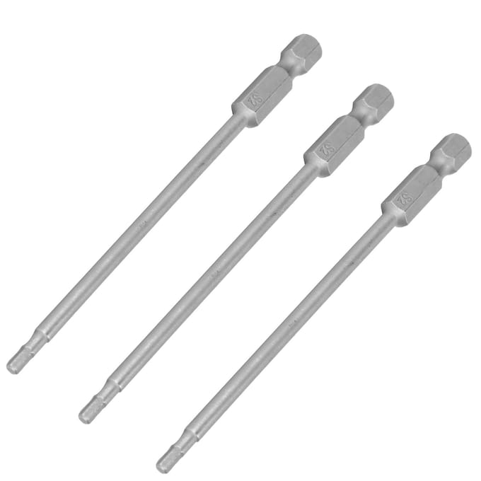 10 stuks 2,5 mm magnetische schroevendraaierbits gelegeerd staal 1/4 inch zeskantschachtbits accessoire
