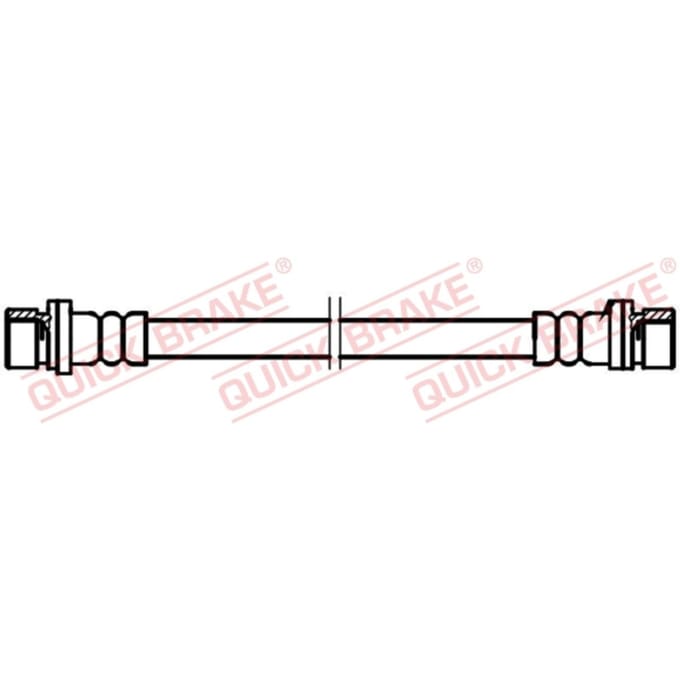 Remleiding QUICK BRAKE 25.098, rechts