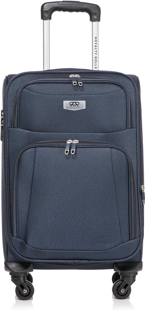 Dubai Abudabi Handbagage Koffer - 55 cm - 42/46 Liter - Expandable - Blauw