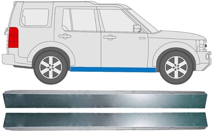 Reparatie dorpel voor Land Rover Discovery 2004-2009 / Links = Rechts / Set