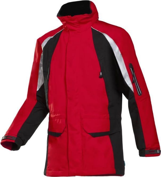 Sioen Tornhill regenparka rood/zwart Maat XL