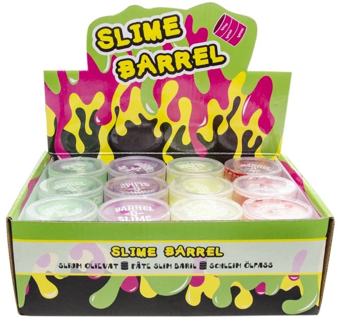 Duckiez Slijm Olievat L Transparant - 12 stuks