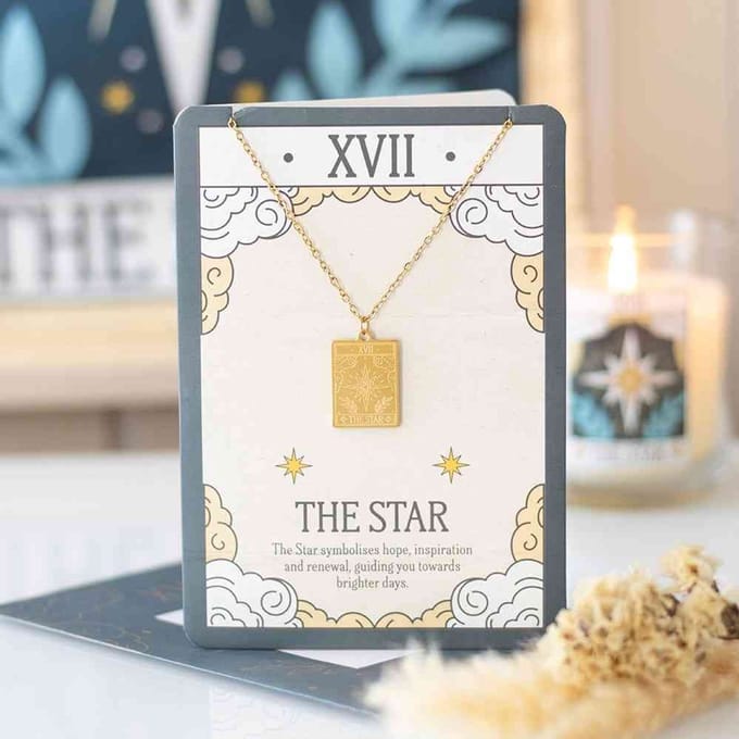 Something Different - The Star Vintage Tarot Kaart met ketting - Multicolours