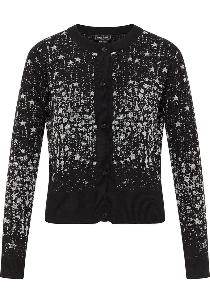 Mymo Vest Nolie Dames zwart zilver
