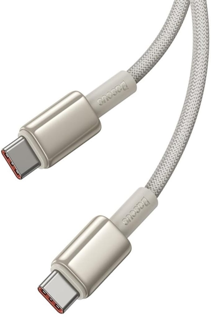 Baseus - Tungsten - Gold USB-C/USB-C kabel 100W 1m - goud