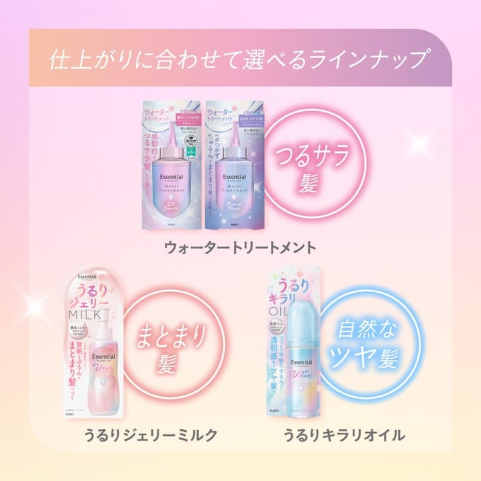 Kao - Essential Premium Ururi Jelly Hair Milk 140ml