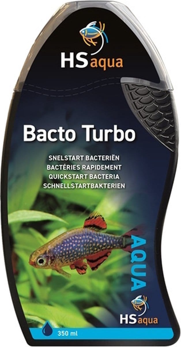 HS Aqua Bacto Turbo- 350ml - Geeft aquarium een vliegende start