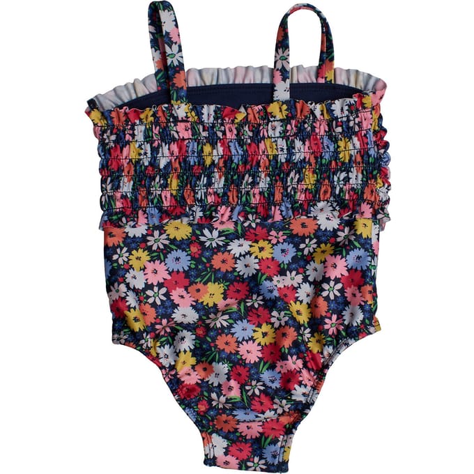 Zwempak met rimpels voor babymeisjes 802246