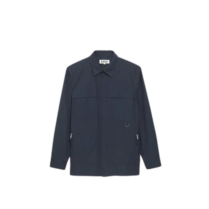 Aigle Ais25mshi002 Overhemd Met Lange Mouwen Blauw M Man