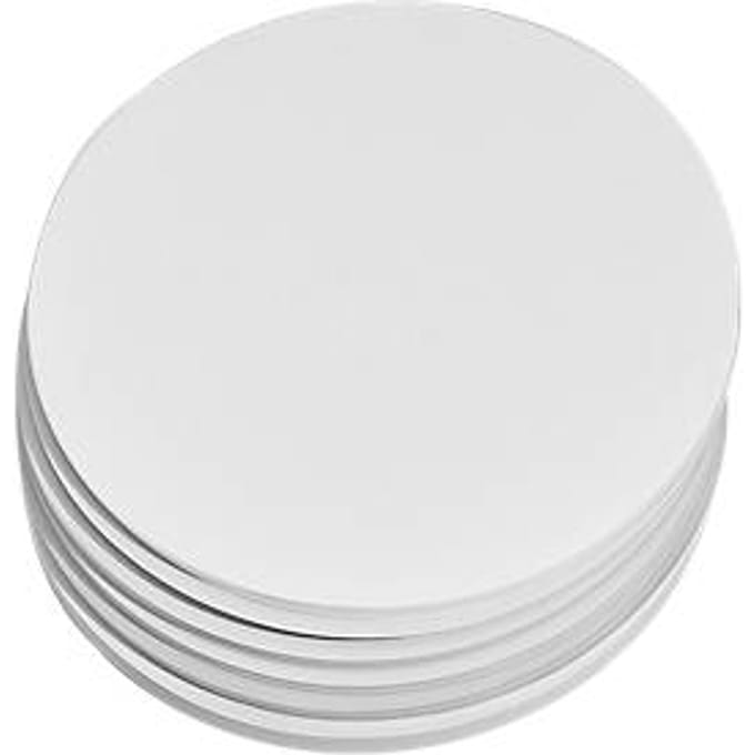 Presentatiekaarten, rond, Ø 195 mm, 250 st., wit