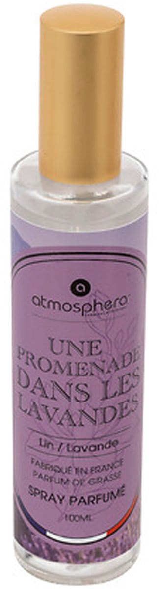 Atmosphera Interieurspray - linnen en lavendel - 100 ml - roomspray - parfum
