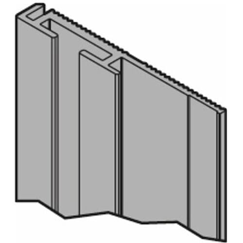 HÜPPE End Profile HÜPPE Select Organizer Receptacle L: 255 cm ES0209055